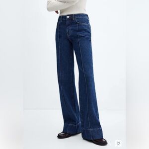 Wide Legged Dark Jeans